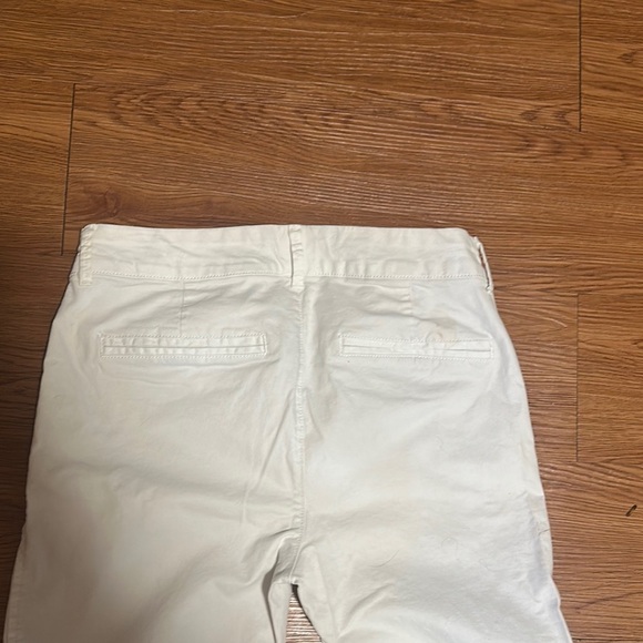 Old Navy White Pixie Pants Size 4 Straight Cropped Legs - Picture 10 of 13